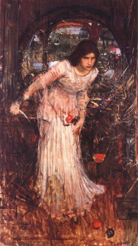John William Waterhouse The Lady of Shalott oil painting picture
